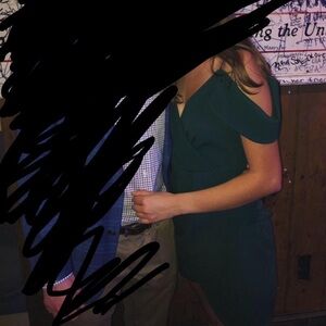 Lulus forest green cocktail dress. Size XS